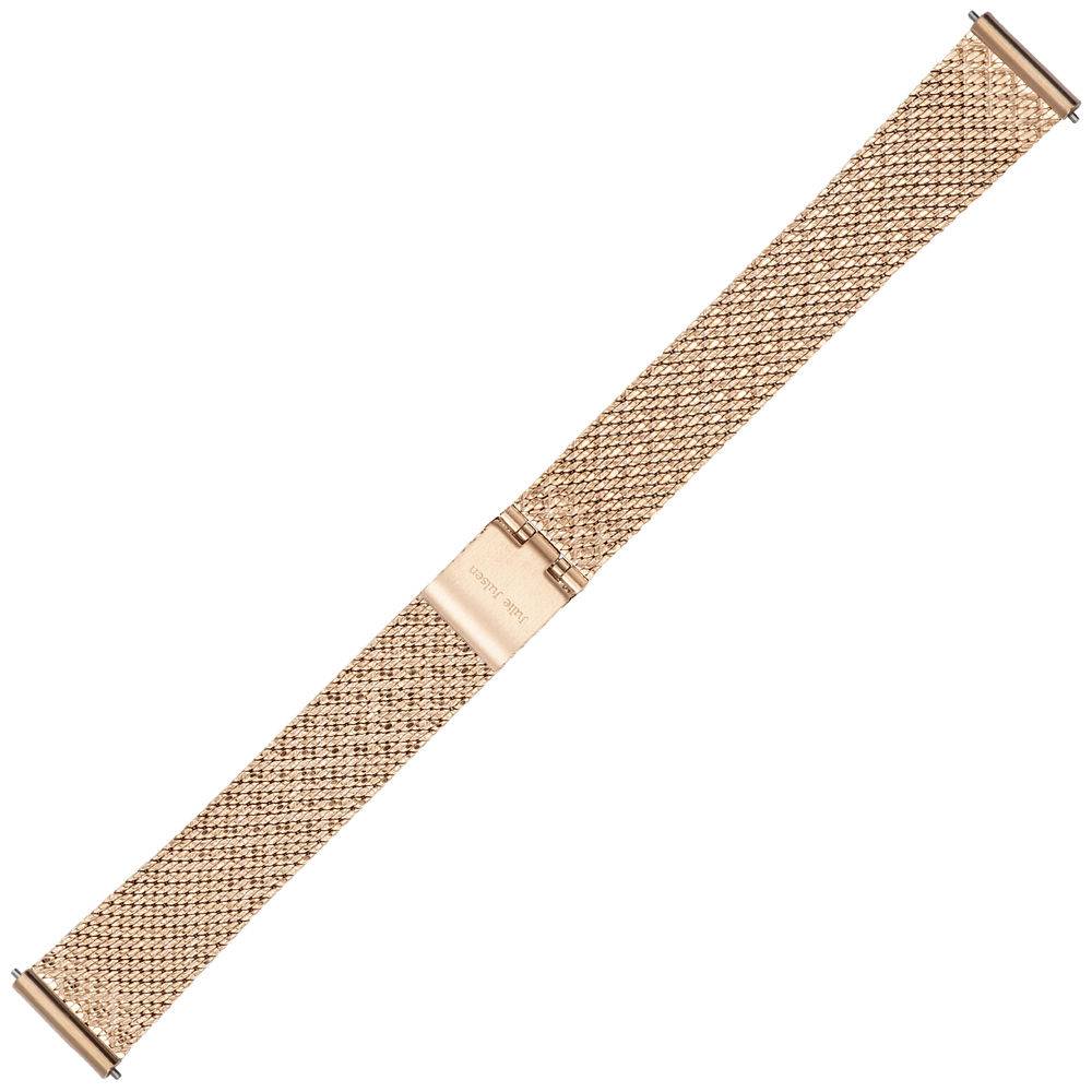 julie-julsen-diamond-uhrband-edelstahl-meshband-ros-14-mm-pin-system image 1