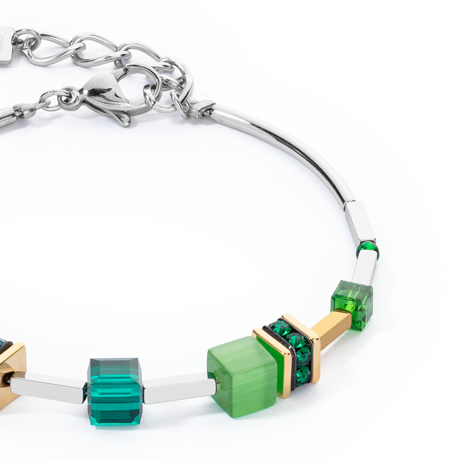 coeur-de-lion-geocube-iconic-lite-armband-gr-n-silber image 2