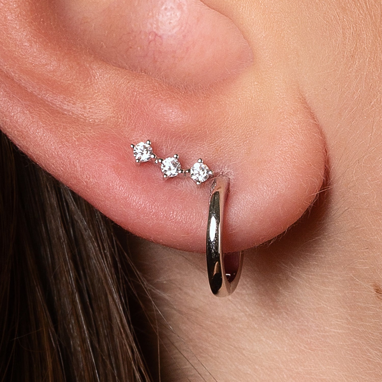 xenox-piercing-basic-ohrschmuck-925-sterlingsilber-rhodiniert-mit-zirkonia image 3