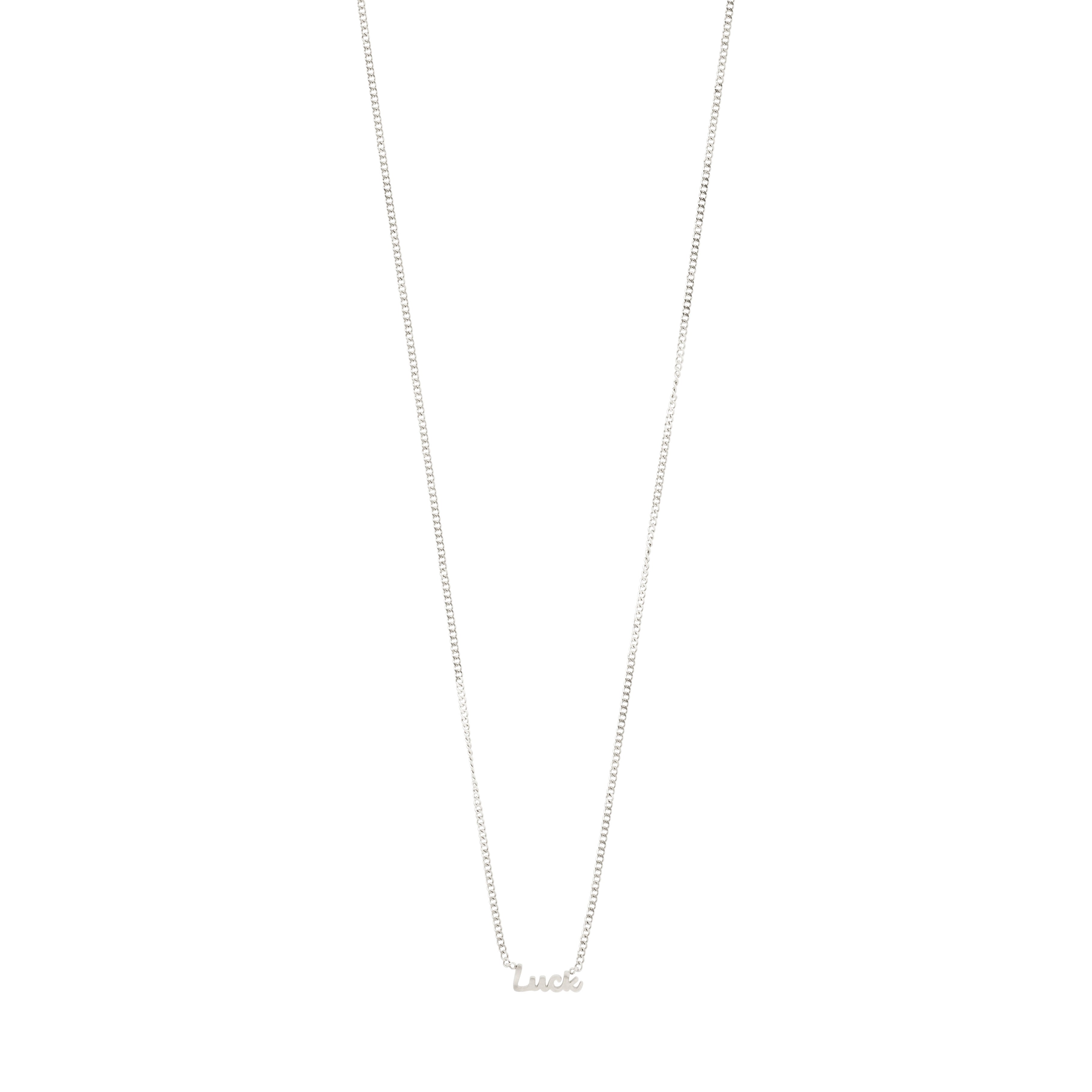 pilgrim-luck-halskette-versilbert-schrift-anh-nger-mantra-kette image 1