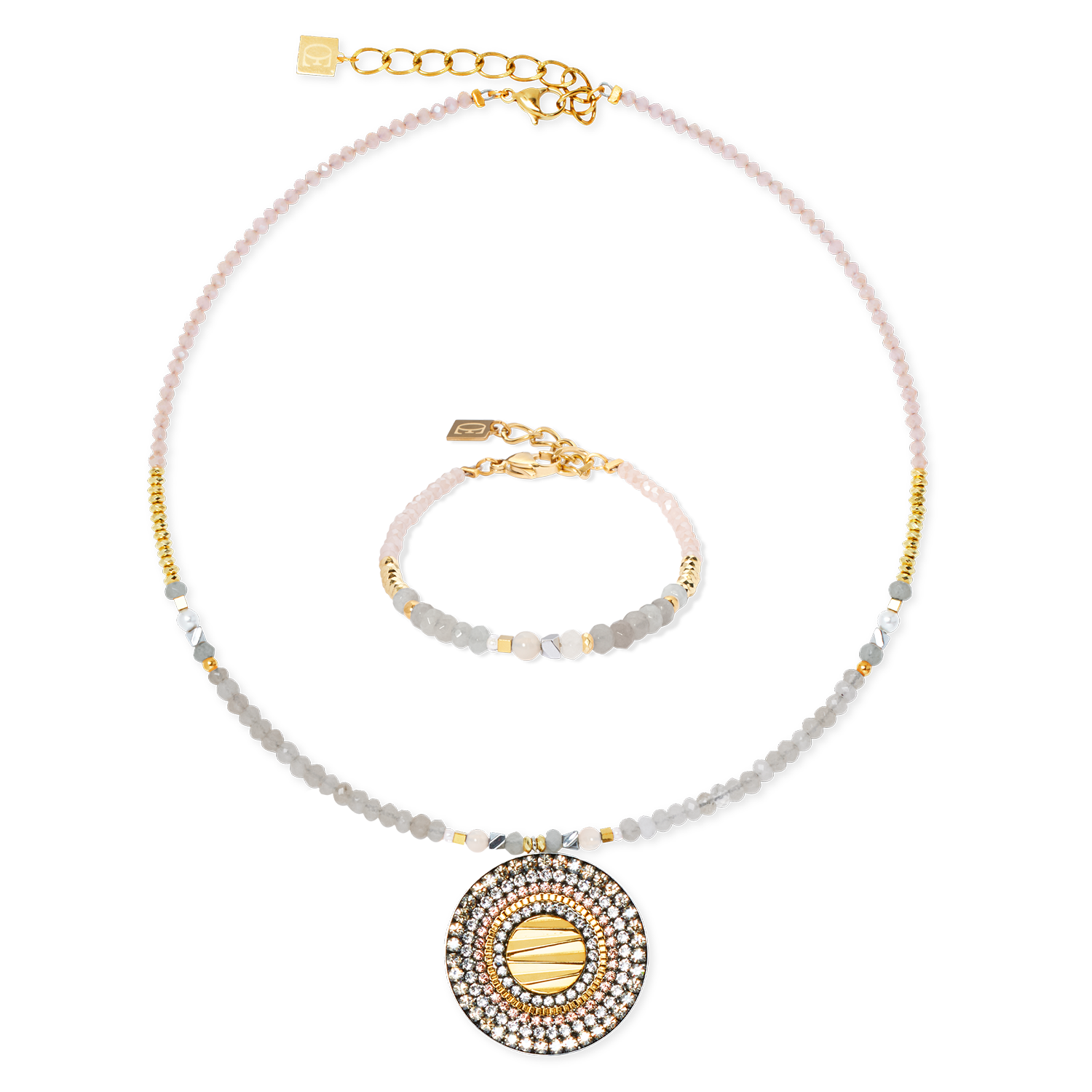 coeur-de-lion-armband-amulett-modern-future-gold-beige image 3