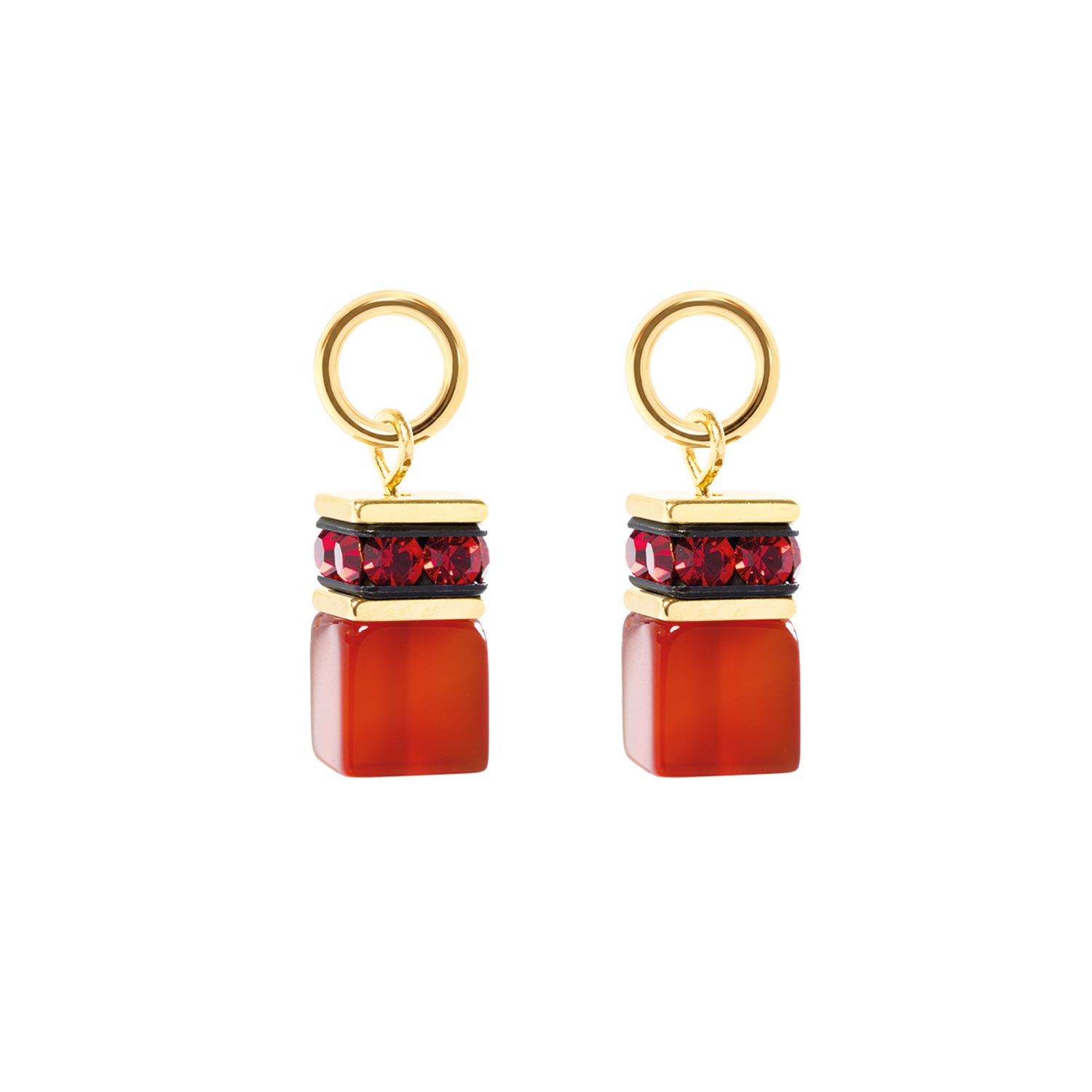 coeur-de-lion-ear-me-up-charm-geocube-gold-rot-1-8-cm image 2