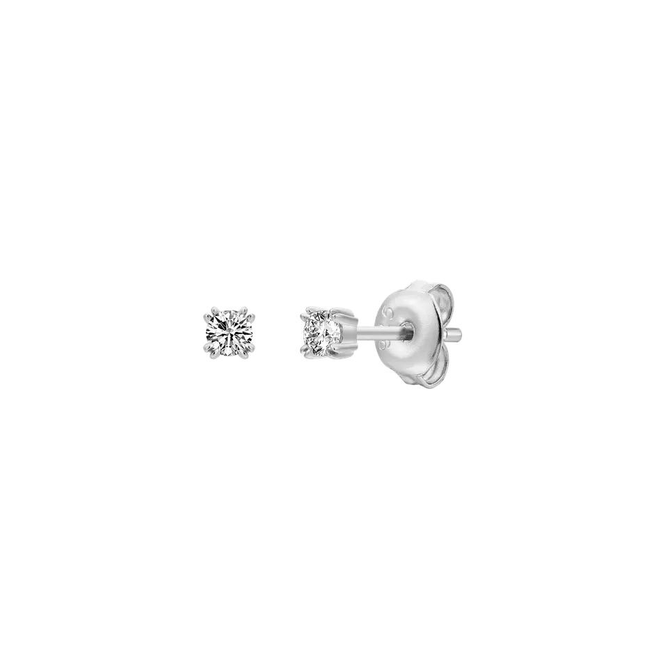 xenox-pure-essentials-ohrringe-925-sterlingsilber-rhodiniert-mit-zirkonia-7 image 1