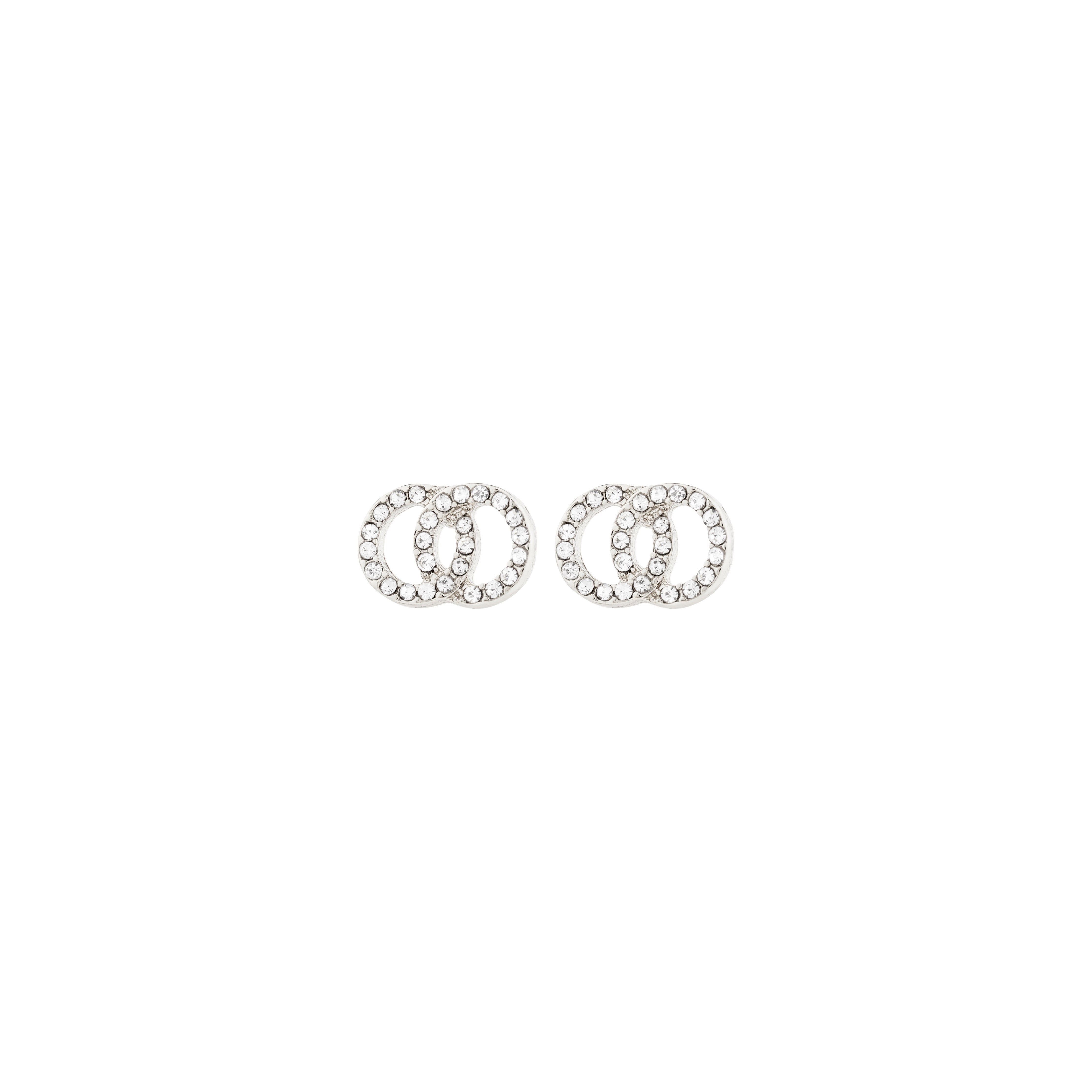 pilgrim-jolina-ohrstecker-silber-plated-halo-preciosa-kristalle image 1