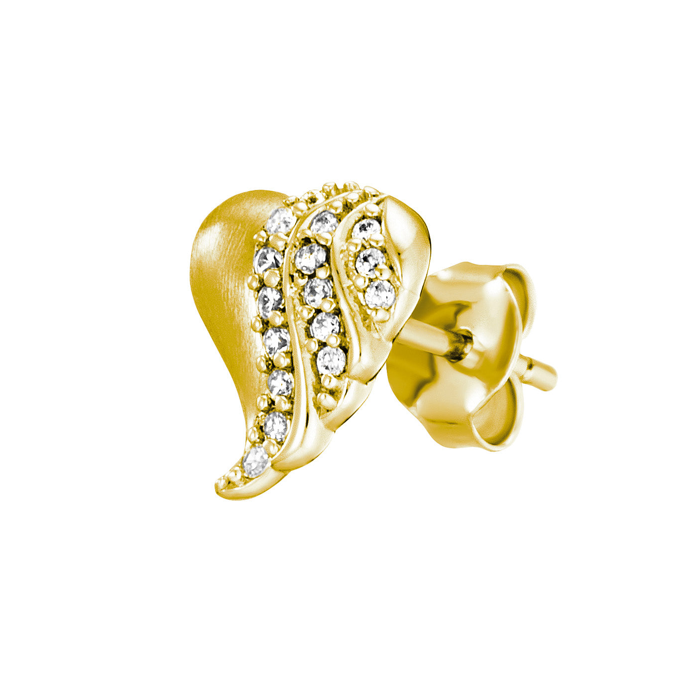 julie-julsen-ohrstecker-heart-silber-vergoldet-mit-32-wei-en-zirkonia image 4