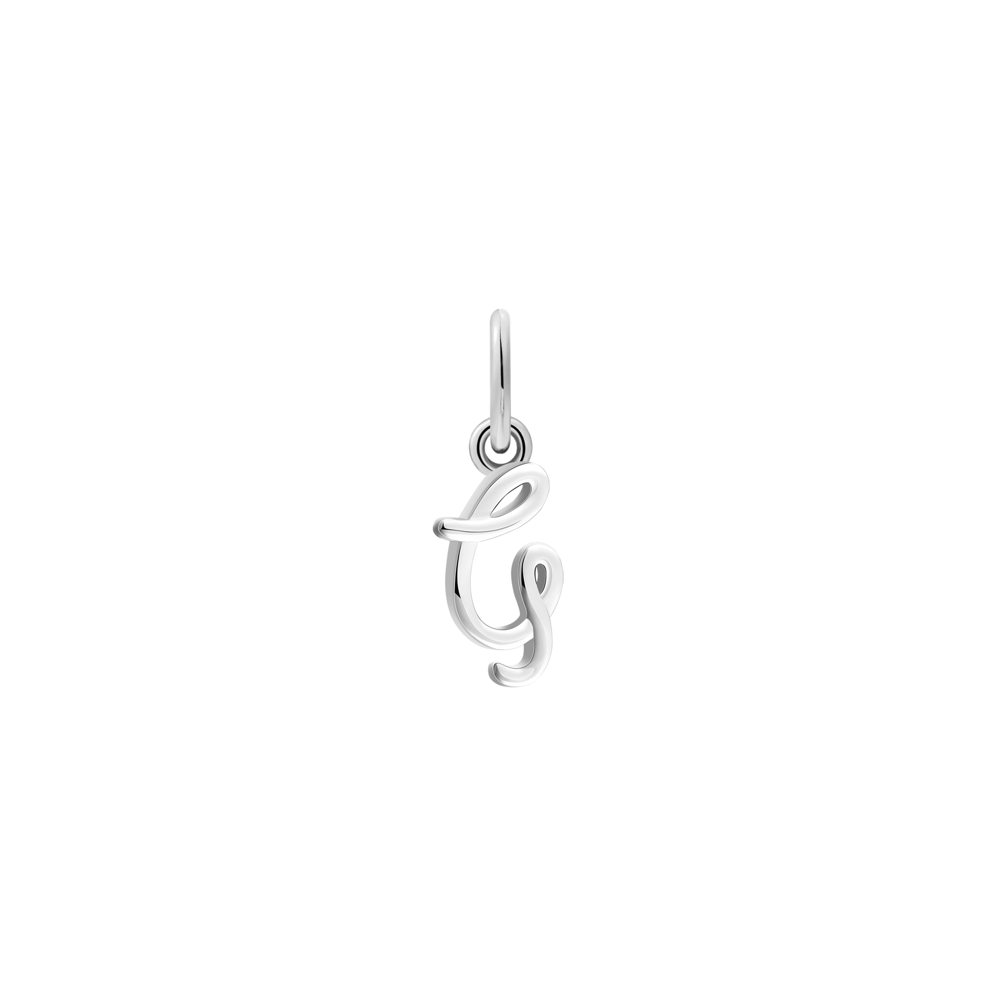xenox-g-letter-italic-charm-925-sterlingsilber-rhodiniert image 1