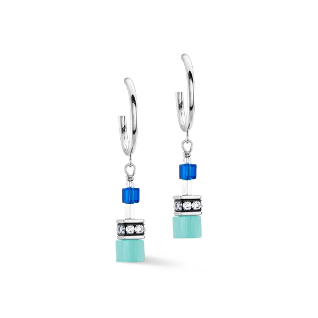 coeur-de-lion-geocube-iconic-layer-chain-creole-ocean-vibes-blau-silber image 1