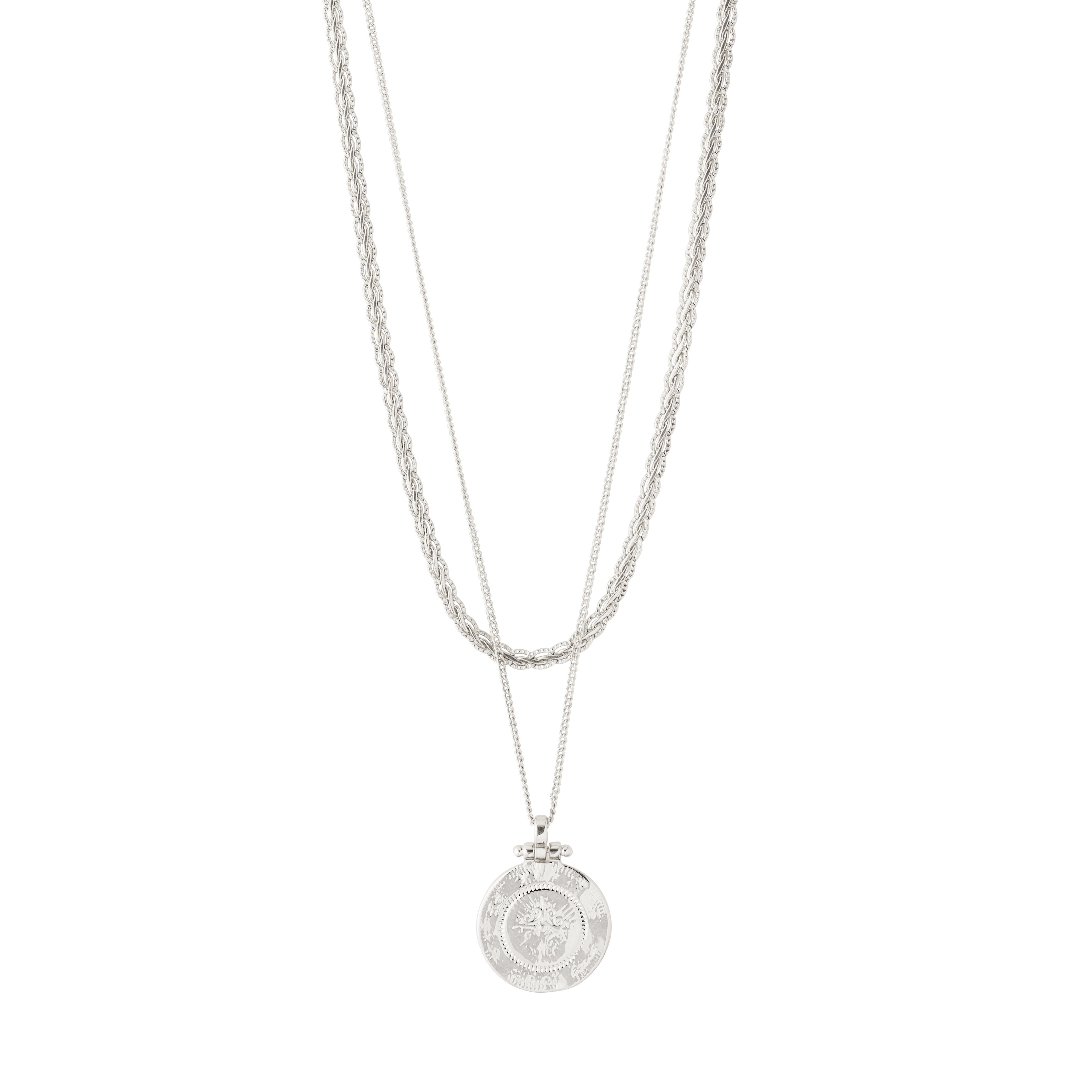pilgrim-nomad-2-in-1-m-nz-kette-versilbert-layering-set image 1