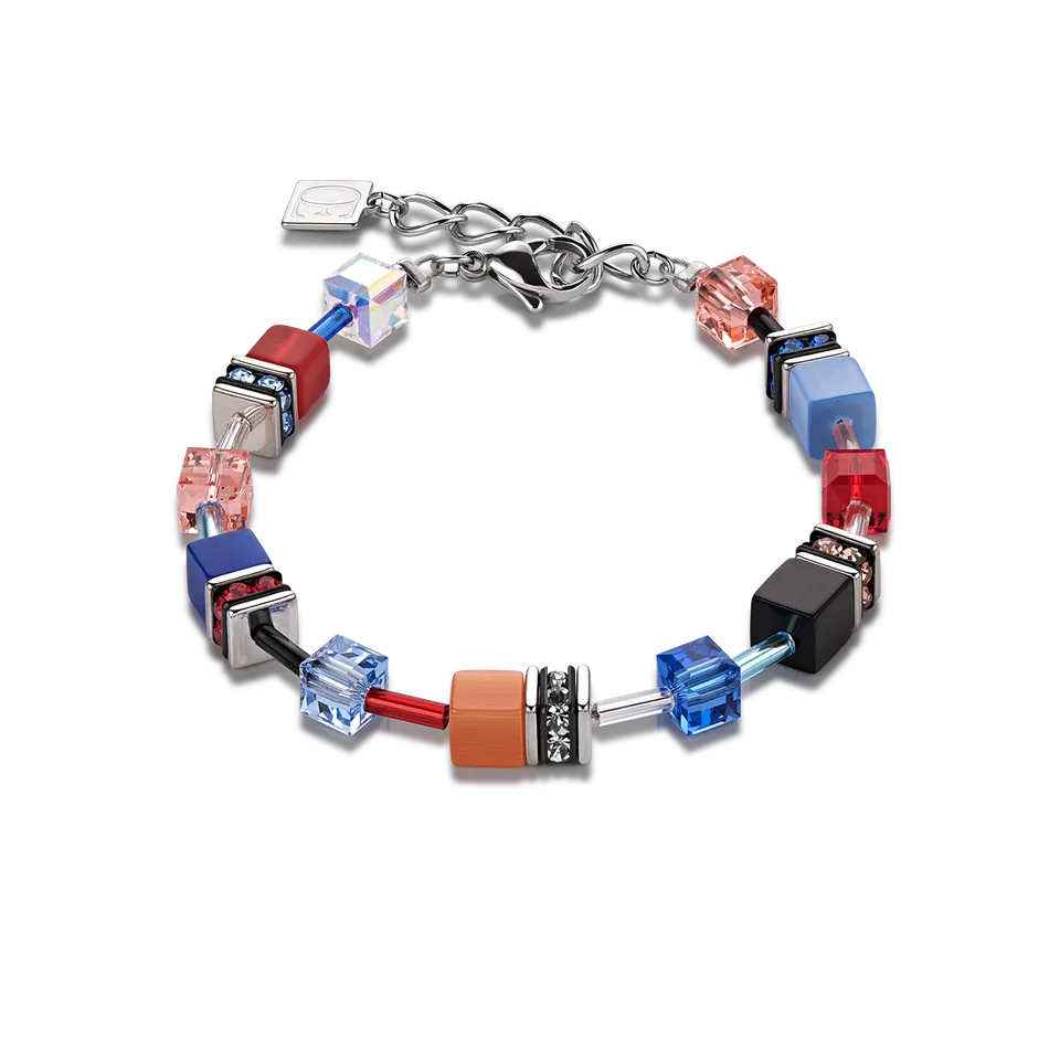 coeur-de-lion-geocube-armband-multicolor-motion-silber image 1