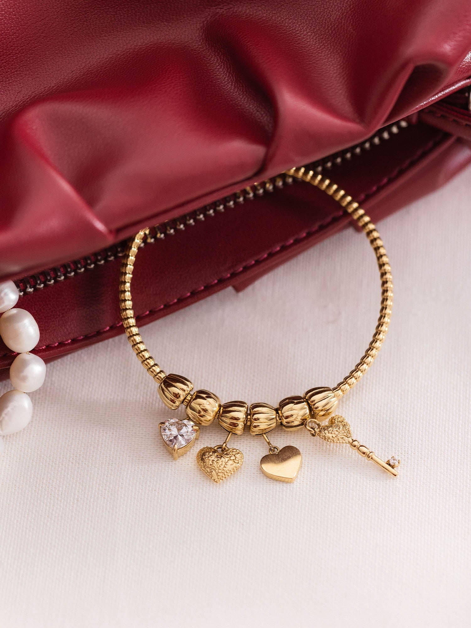 purelei-lei-herz-charm-herz-anh-nger-f-r-lei-armreif-in-gold-silber-ros-gold image 3