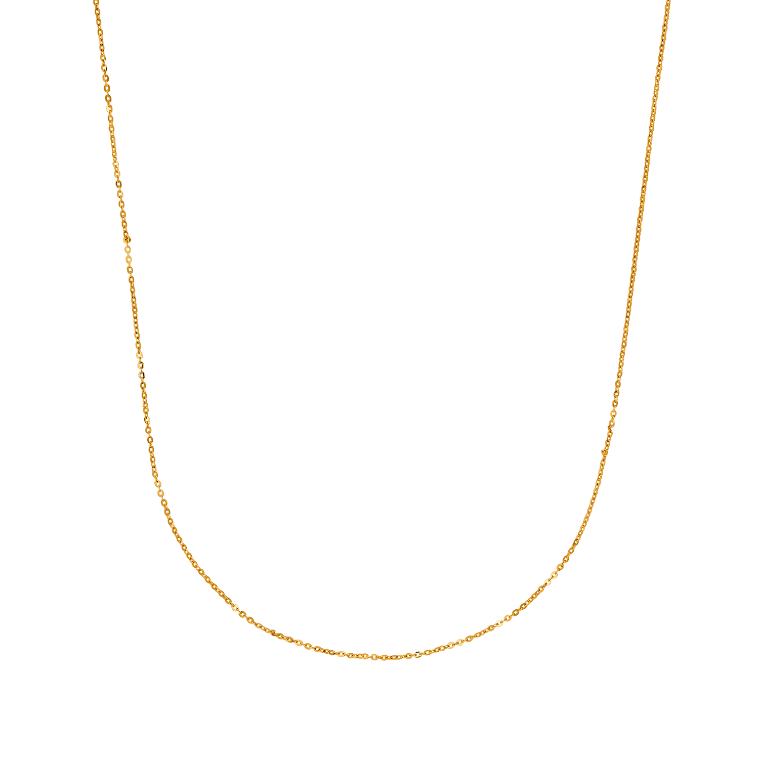 xenox-fine-basic-halskette-585-wei-gold-karreekette image 1