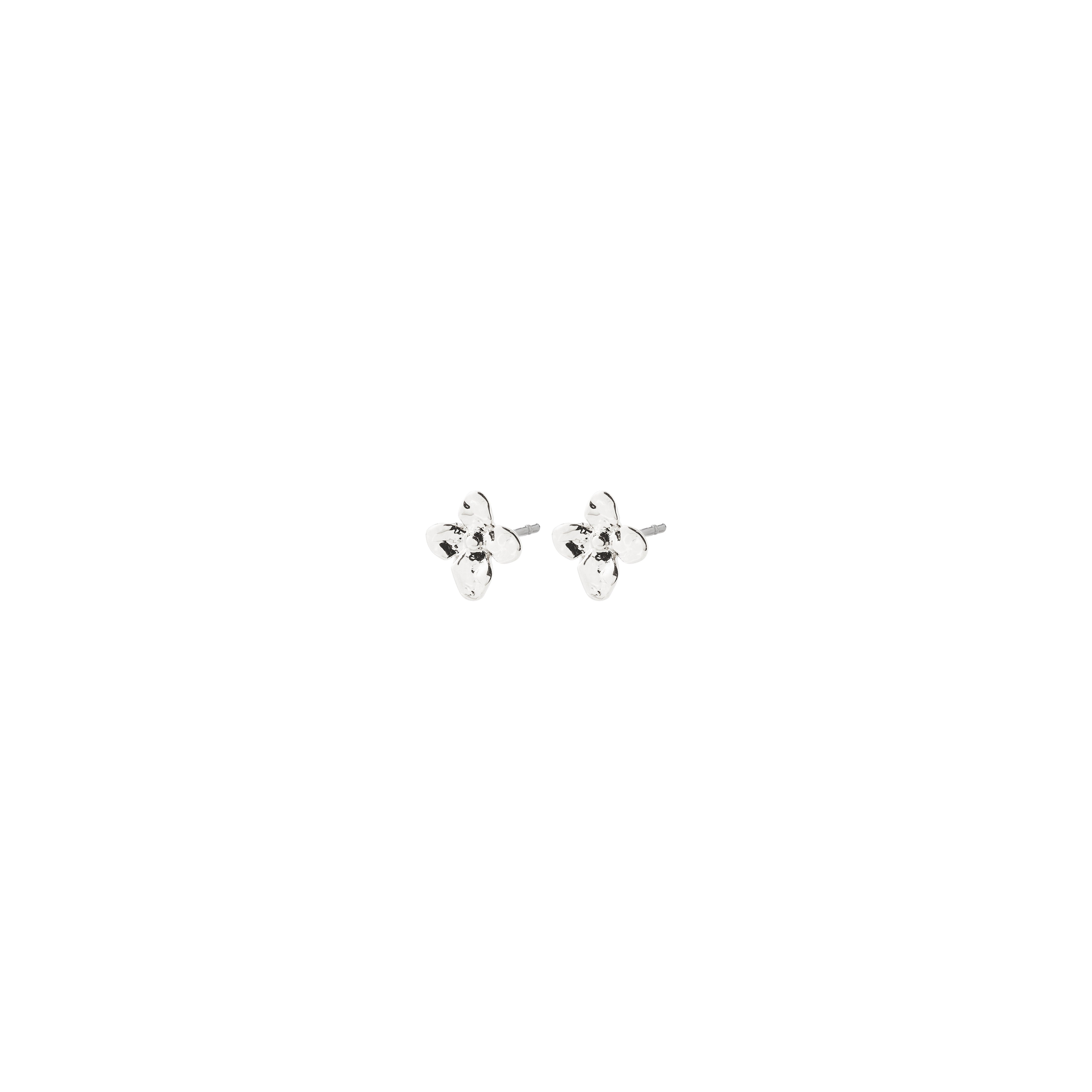 pilgrim-sanine-geschenkset-ringe-ohrstecker-versilbert-floral image 5
