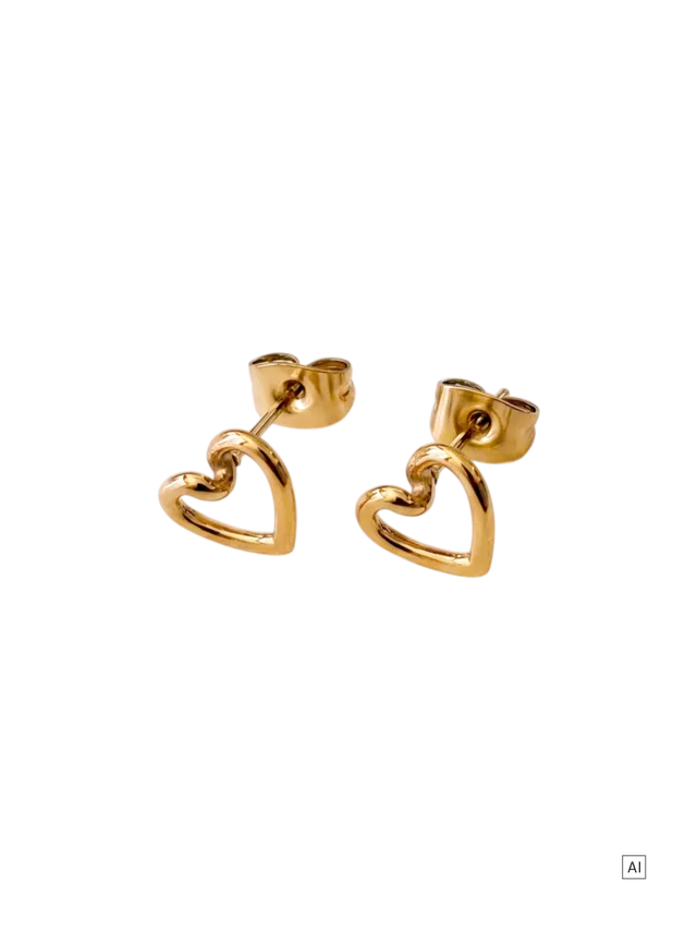 purelei-plain-hearts-of-love-ohrringe-kleine-herz-ohrstecker image 1
