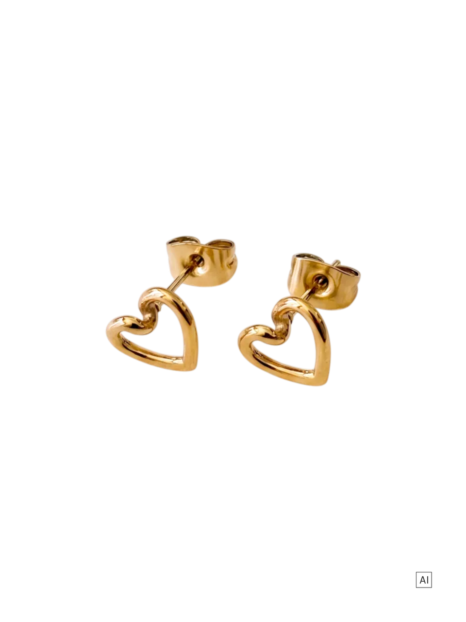 purelei-plain-hearts-of-love-ohrringe-kleine-herz-ohrstecker image 1