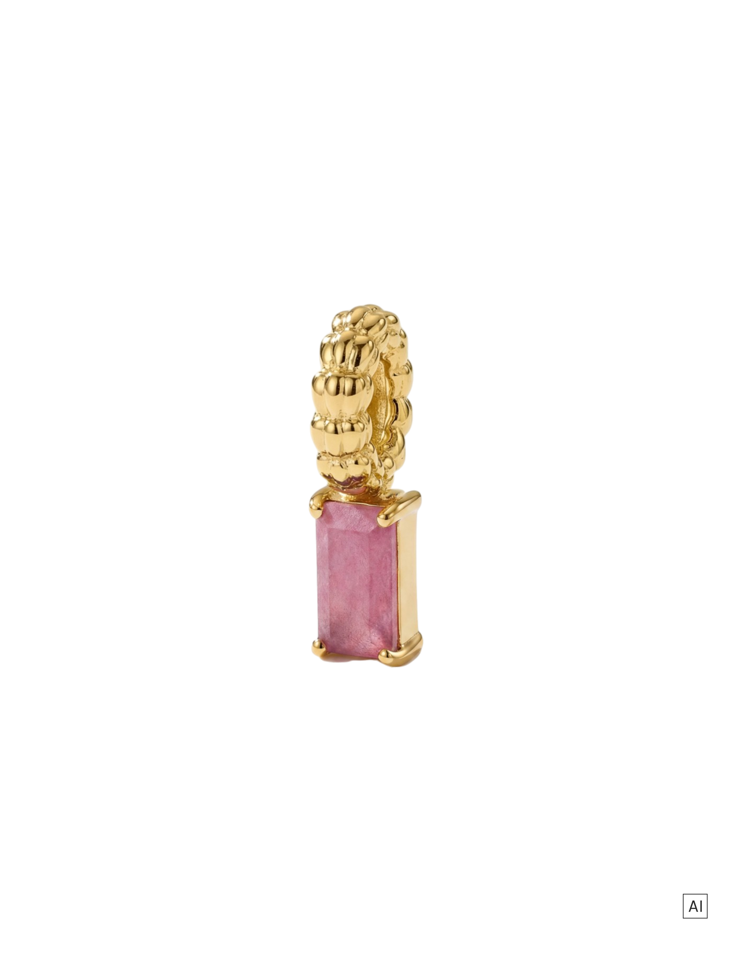 purelei-lei-geburtsstein-charm-juli-rubin-baguette-charm image 1