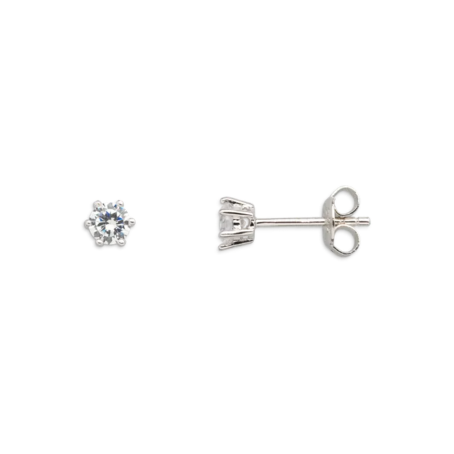 xenox-krappe-ohrringe-925-sterlingsilber-rhodiniert-mit-zirkonia image 1