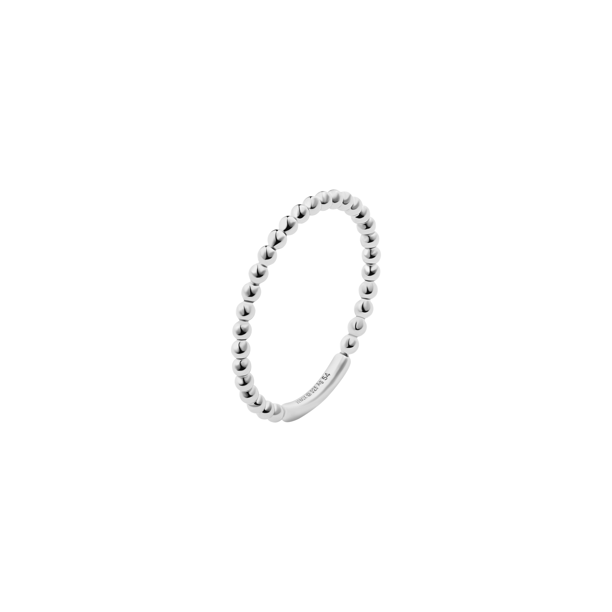 xenox-pebble-ring-925-sterlingsilber-rhodiniert image 1