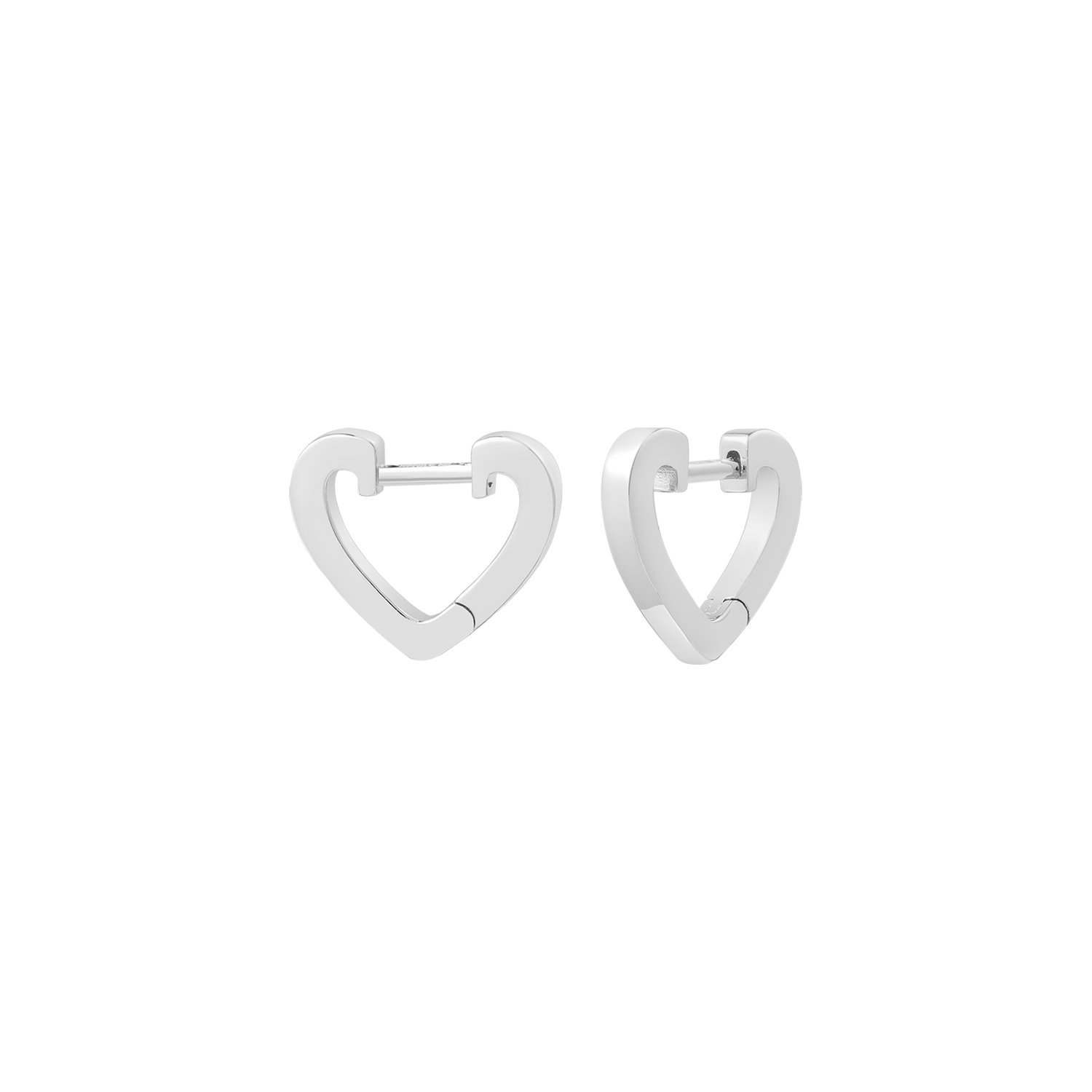 xenox-heart-creolen-925-sterlingsilber-rhodiniert-herzform image 1