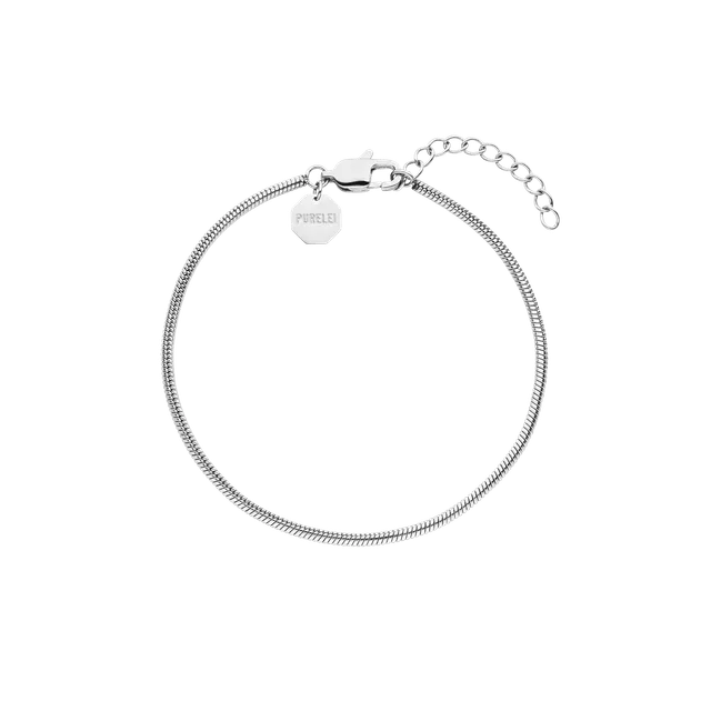 purelei-sleekness-armband-schlangenketten-armband-verstellbar-18-22-cm image 1