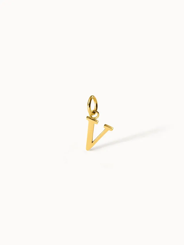 purelei-pure-v-charm-buchstaben-anh-nger-v-f-r-charm-ketten-in-gold-silber-ros-g image 1