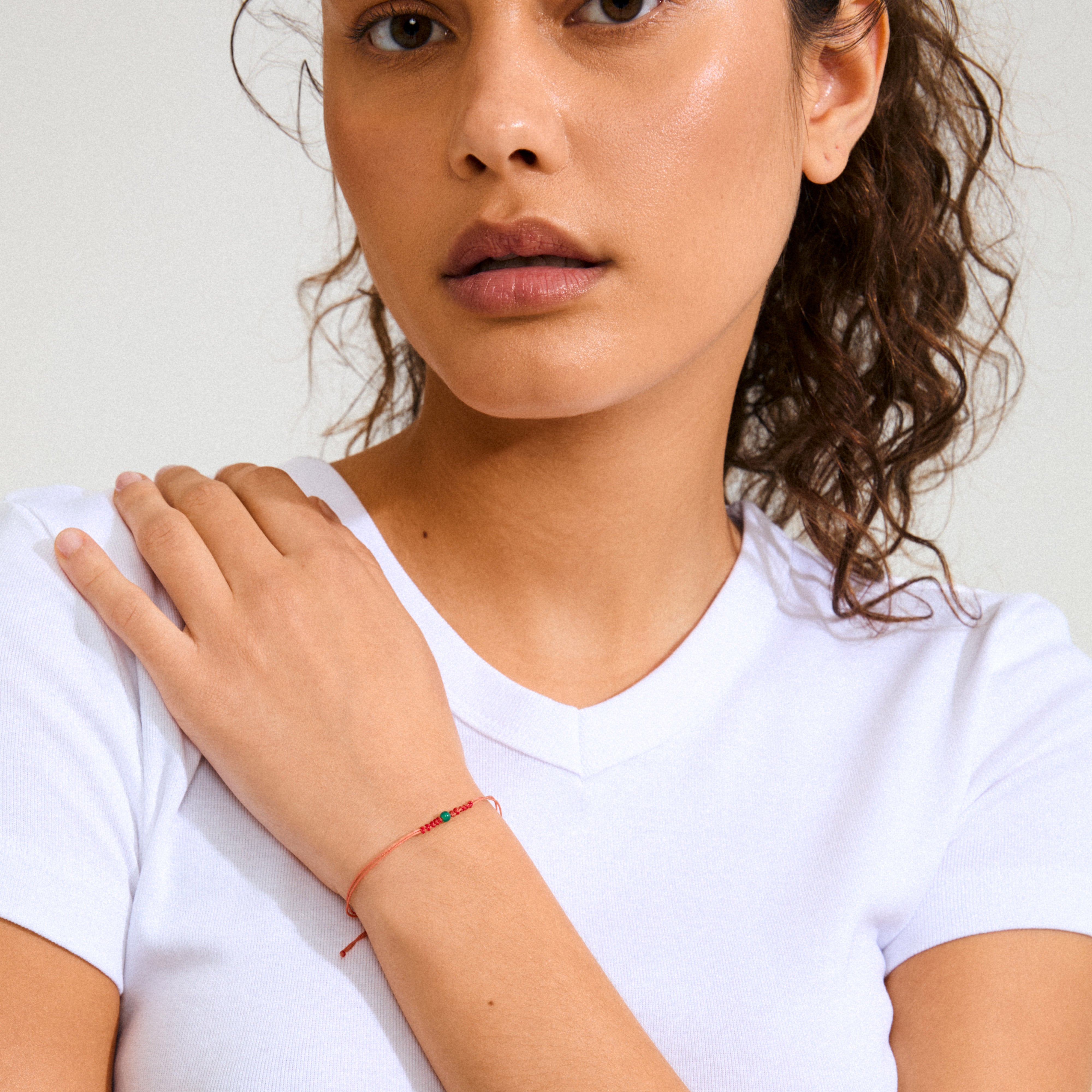 pilgrim-may-geburtsstein-armband-mai-gr-ner-achat-textil image 2