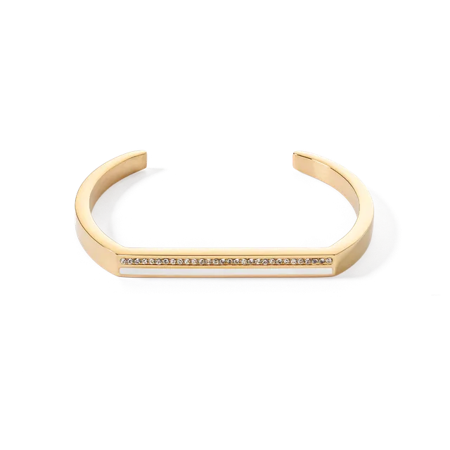 coeur-de-lion-armreif-cuff-square-stripes-gold-wei-brilliant-square image 1