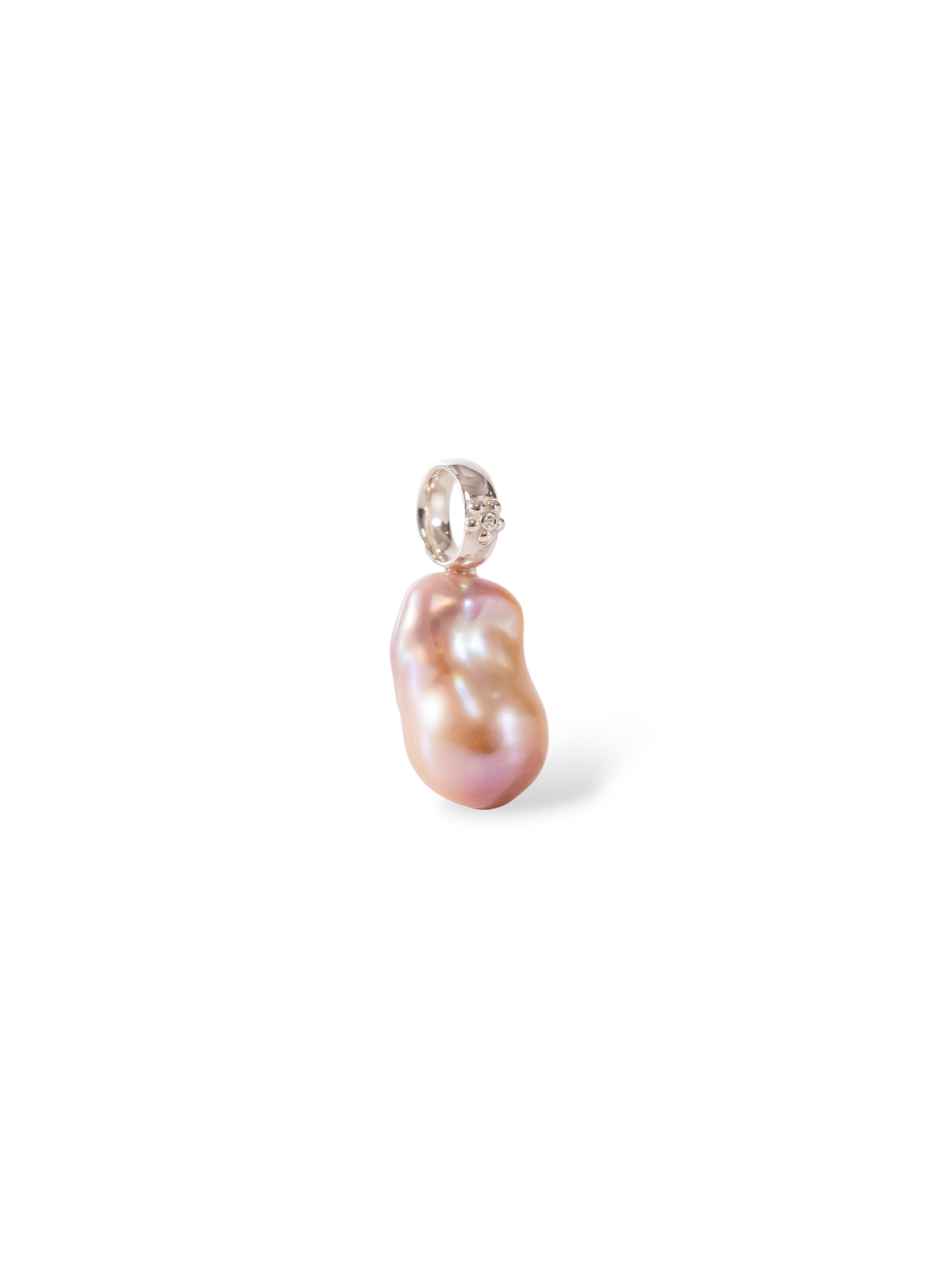purelei-peach-dream-pearl-charm-aus-925er-sterlingsilber-mit-barockperle image 1