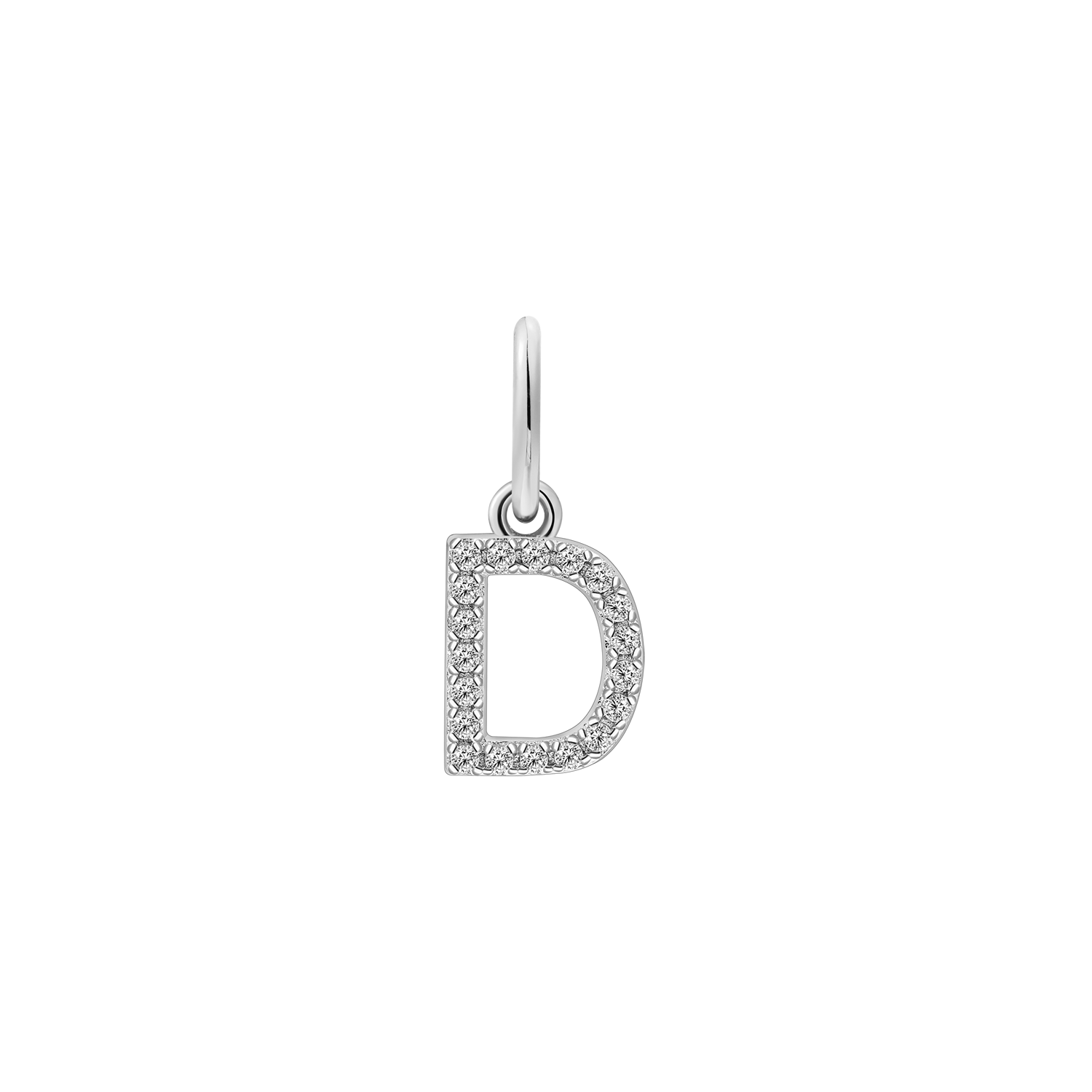 xenox-d-letter-charm-925-sterlingsilber-18k-vergoldung-mit-zirkonia image 2