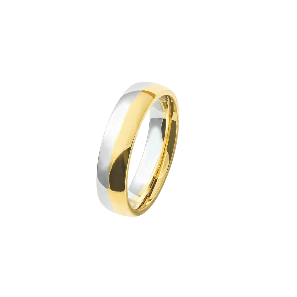 xenox-partnerring-bicolor-aus-edelstahl-x5031-60 image 1