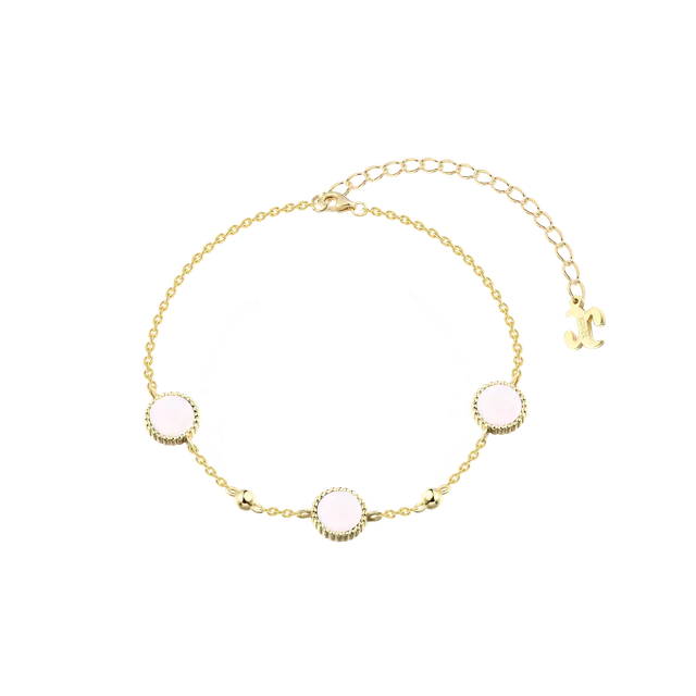 xenox-orbit-armband-925-sterlingsilber-18k-vergoldet-mit-perlmutt image 1