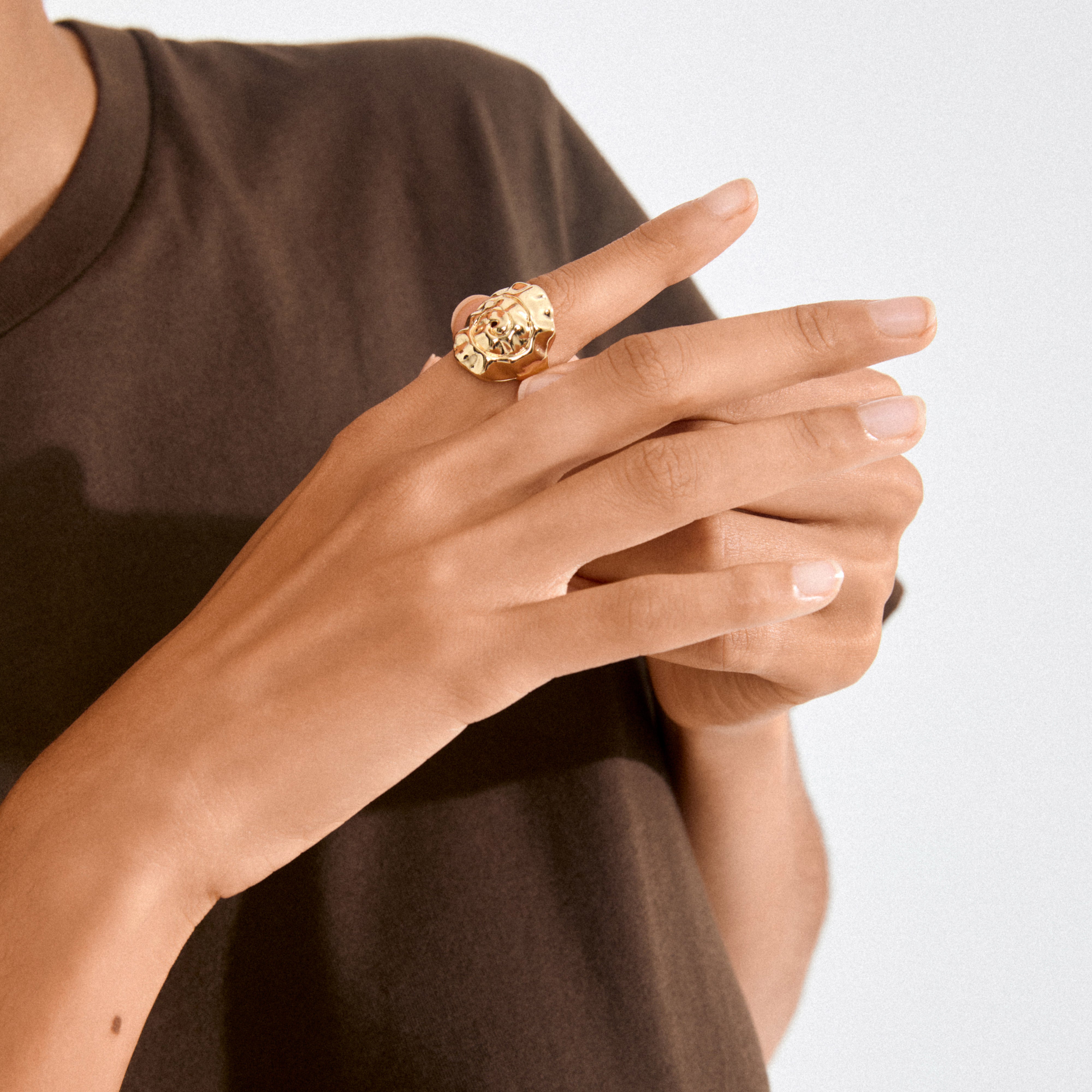 pilgrim-haze-ring-goldplattiert-verstellbar-wavy-design image 4