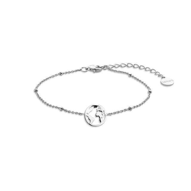 xenox-weltkugel-armband-xs2986-925-sterlingsilber-rhodiniert image 1