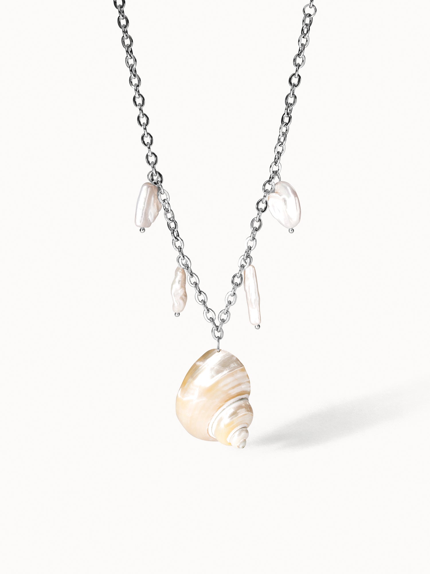 purelei-opulent-shell-kette-35-40-45-muschel-mit-s-wasserperle image 5
