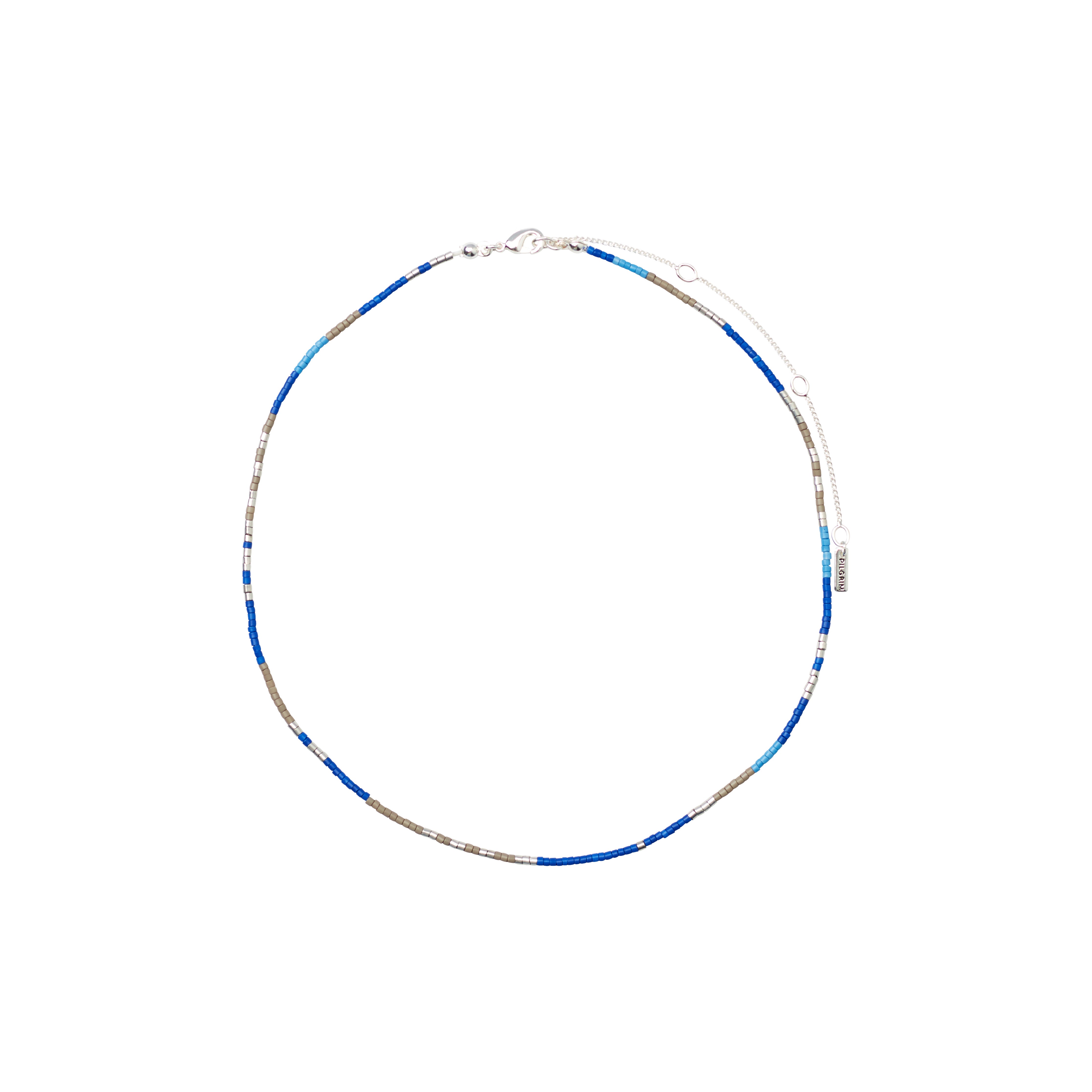 pilgrim-alison-halskette-blau-versilbert-36-cm image 1