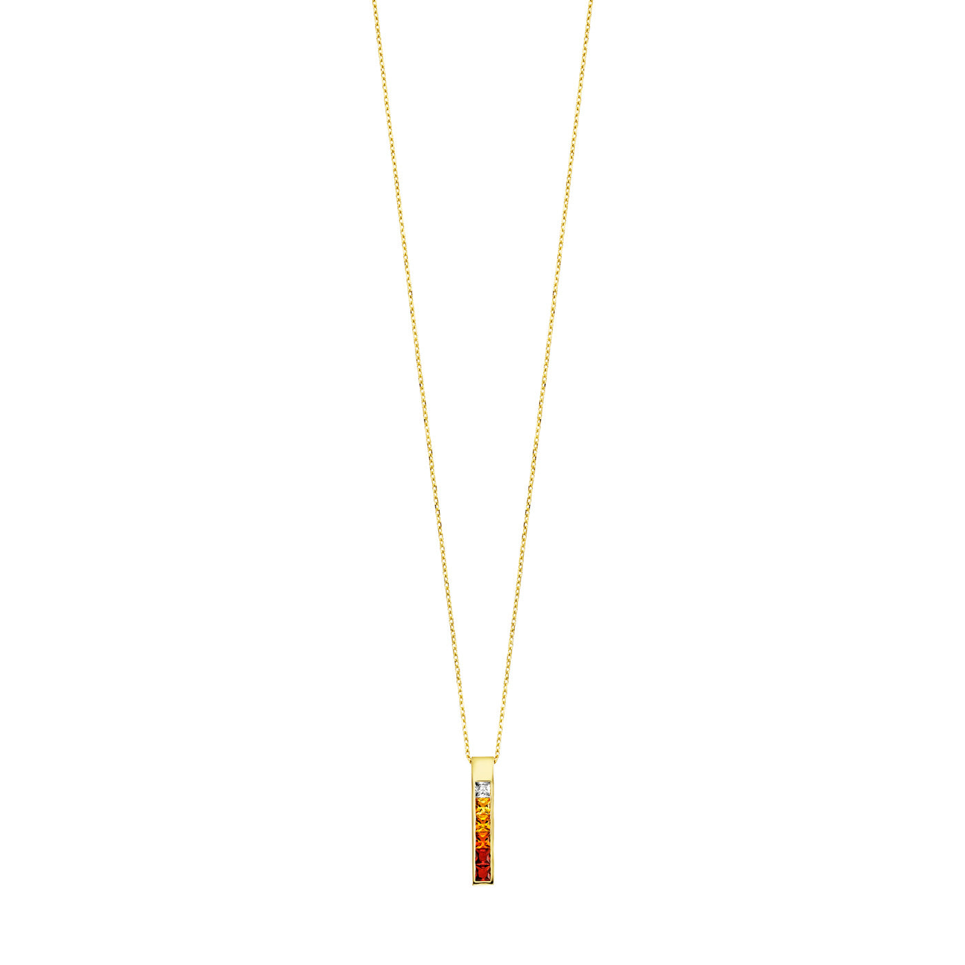 julie-julsen-kette-mit-anh-nger-crystal-line-vergoldet-mit-6-bunten-natursteinen image 3