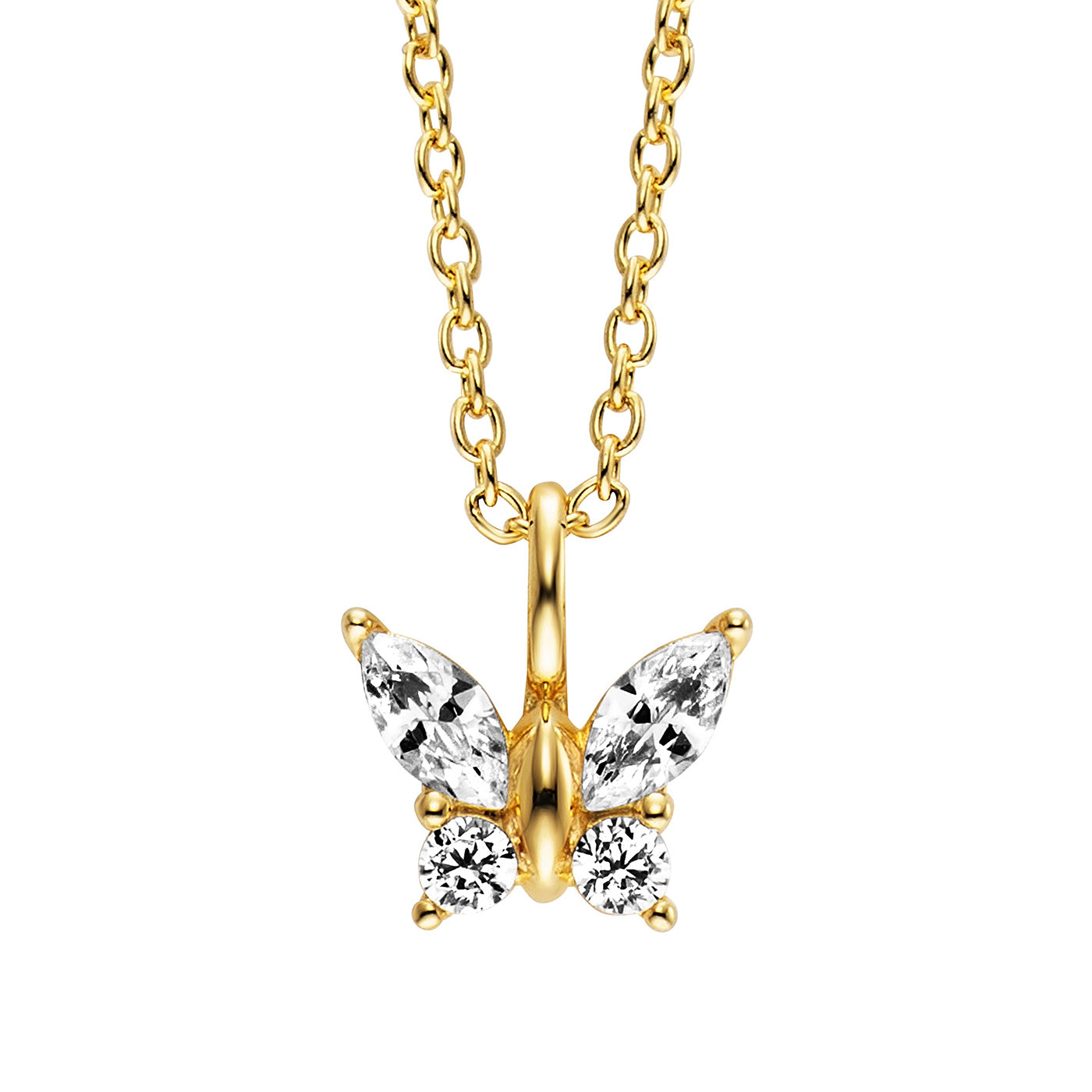 julie-julsen-kids-kette-butterfly-vergoldet-silber-925-mit-4-zirkonia image 3