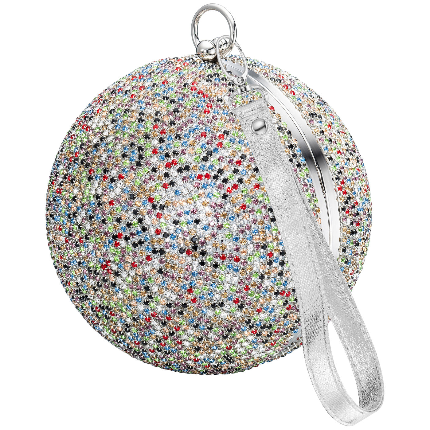 julie-julsen-disco-bag-handtasche-rainbow-kugel-clutch-mit-zirkonia image 5