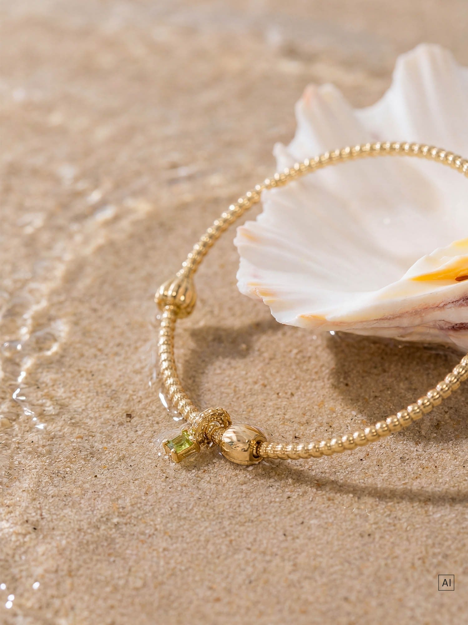 purelei-lei-geburtsstein-charm-august-peridot-princess-cut image 3
