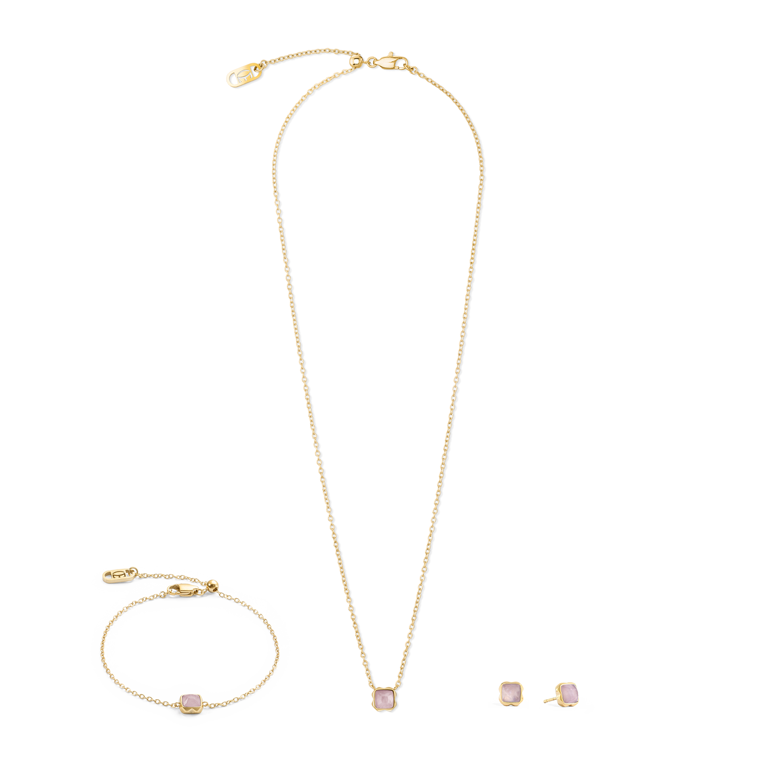 coeur-de-lion-birthstone-oktober-halskette-rosenquarz-gold image 3