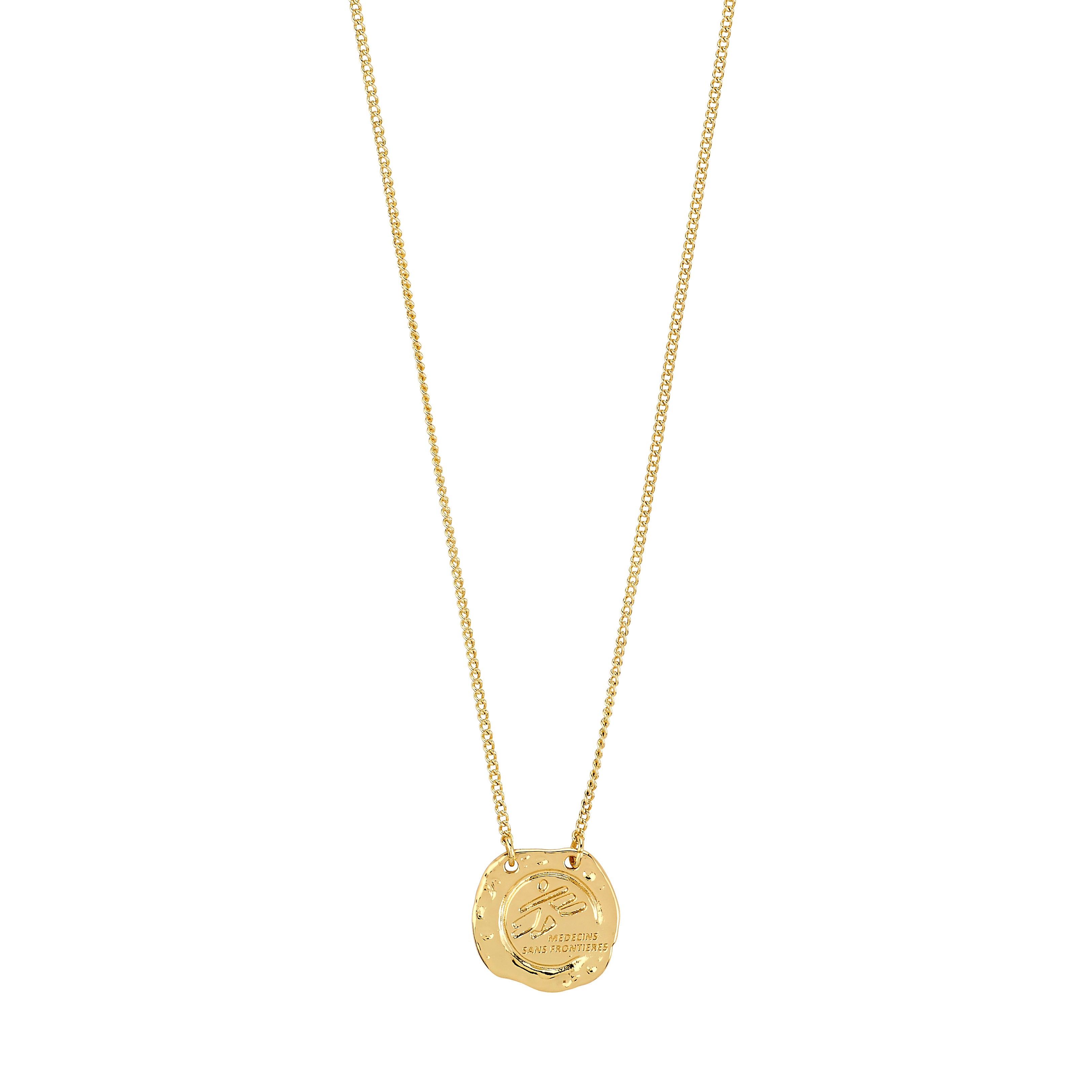 pilgrim-msf-halskette-goldplattiert-mit-coin-anh-nger image 1