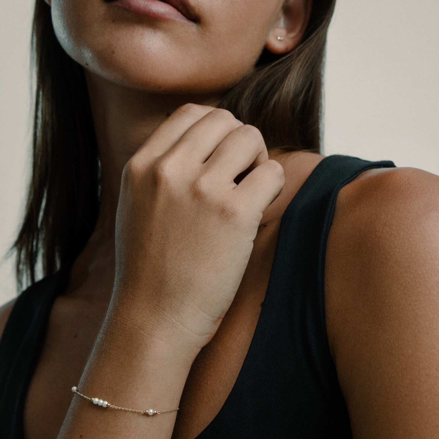 xenox-fine-pearl-armband-585-gelbgold-mit-s-wasserperlen image 3