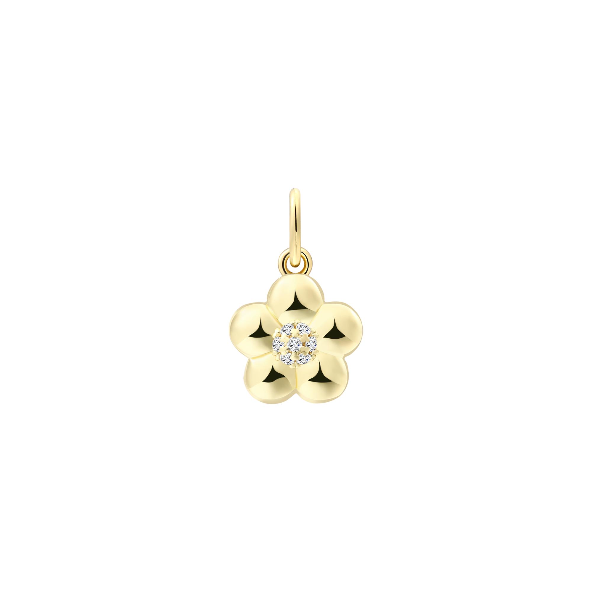 xenox-blume-charm-925-sterlingsilber-rhodiniert-mit-zirkonia image 2