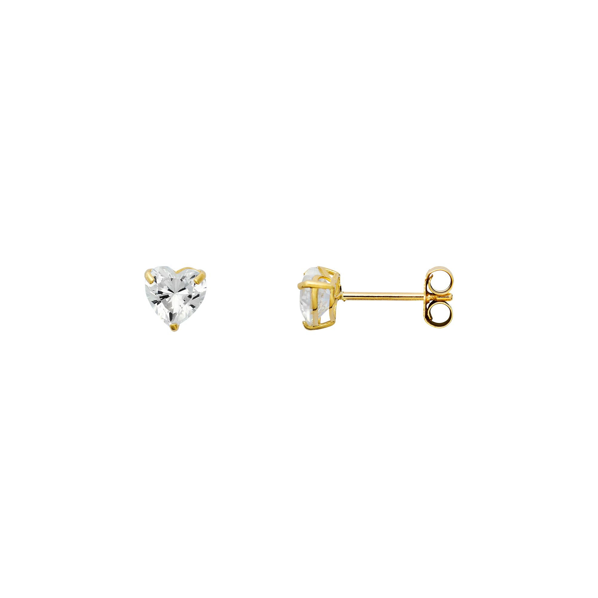 xenox-fine-herz-ohrringe-xg14k6081g-585-gelbgold-mit-zirkonia-herz image 1