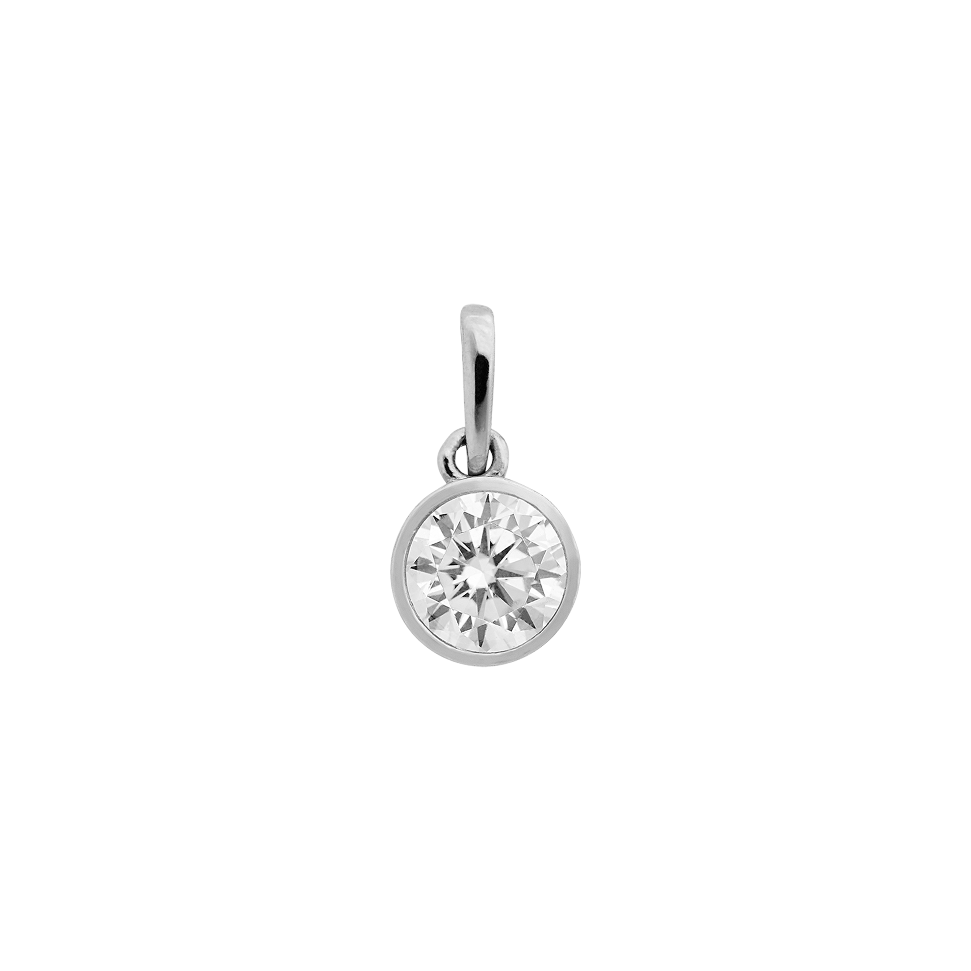 xenox-fine-zarge-maxi-anh-nger-585-gelbgold-mit-zirkonia-6-mm image 2
