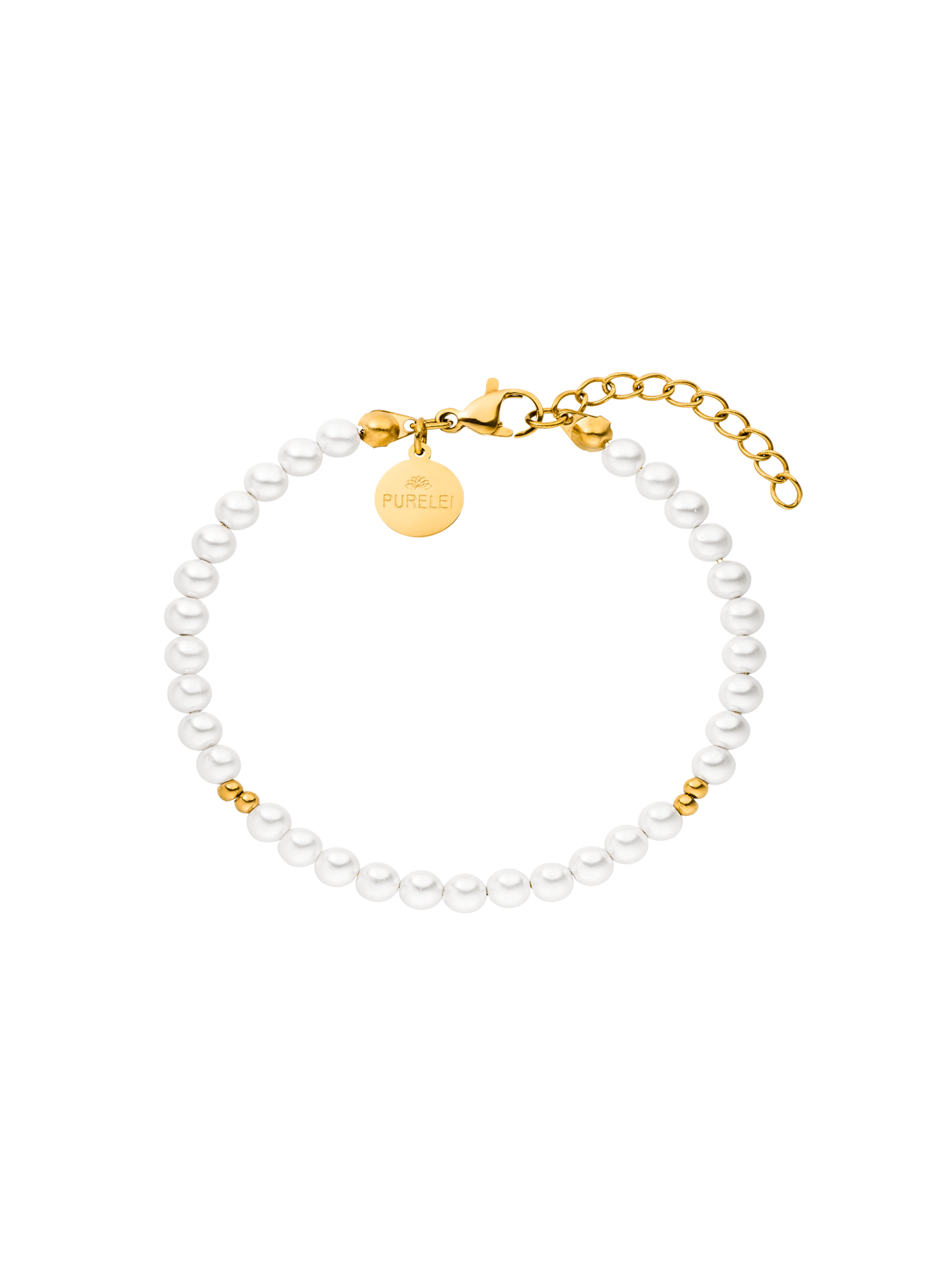purelei-finesse-anklet-verstellbares-perlen-fu-kettchen-21-26-cm image 1