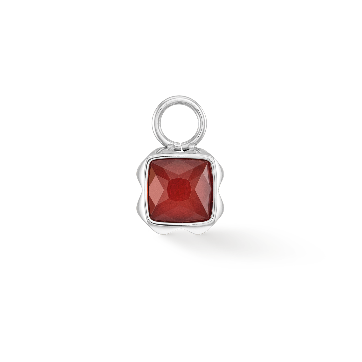 coeur-de-lion-birthstone-januar-charm-roter-achat-silber image 1