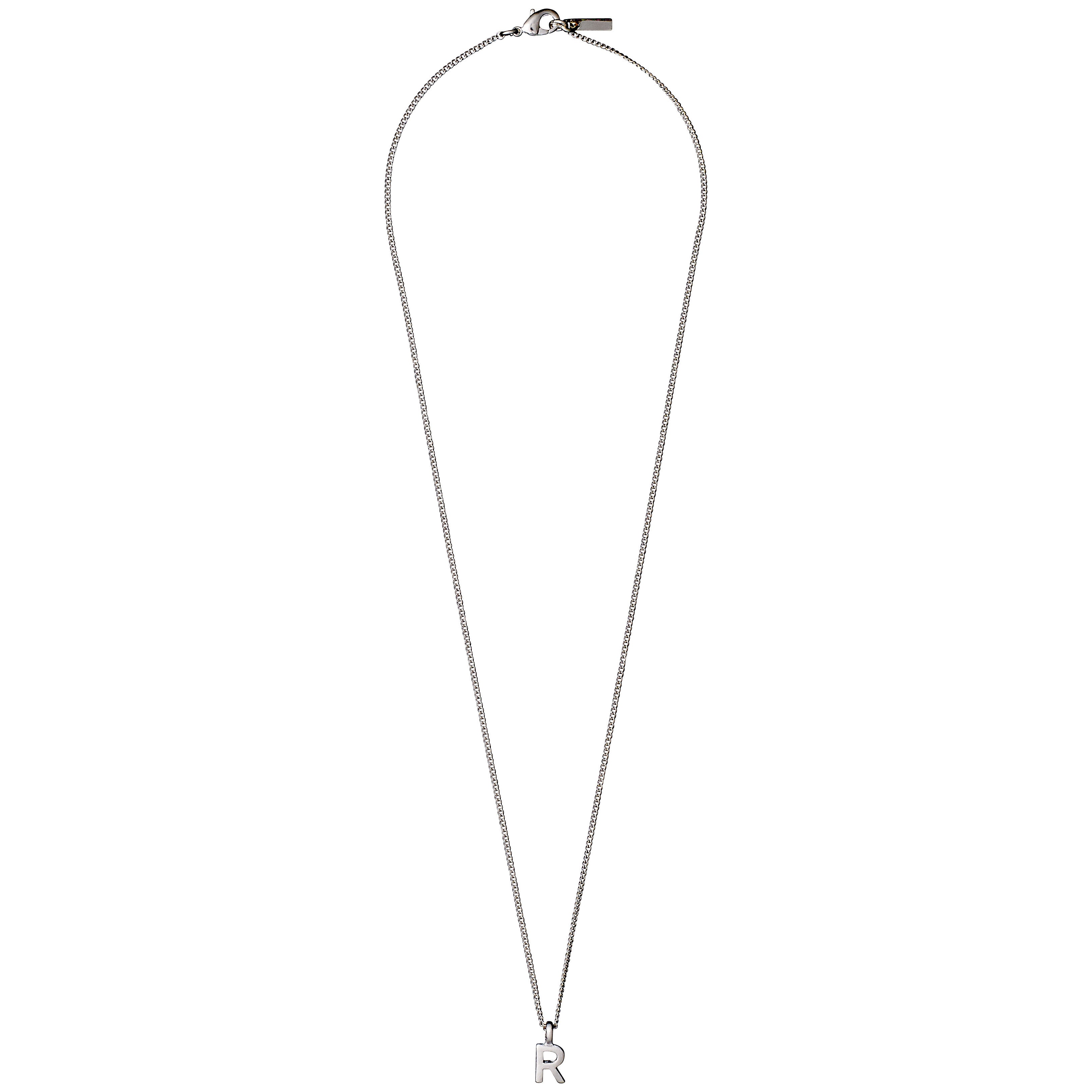 pilgrim-charm-halskette-mit-r-anh-nger-versilbert-43-cm image 1