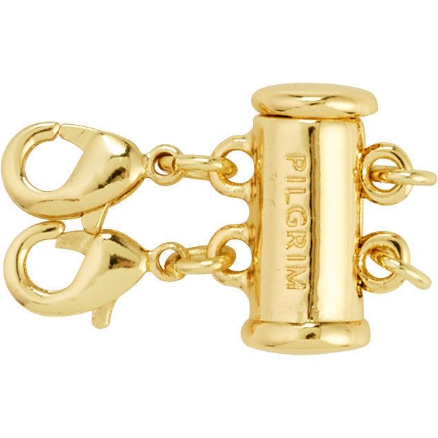 pilgrim-layering-verschluss-mit-2-karabinern-goldplattiert image 1