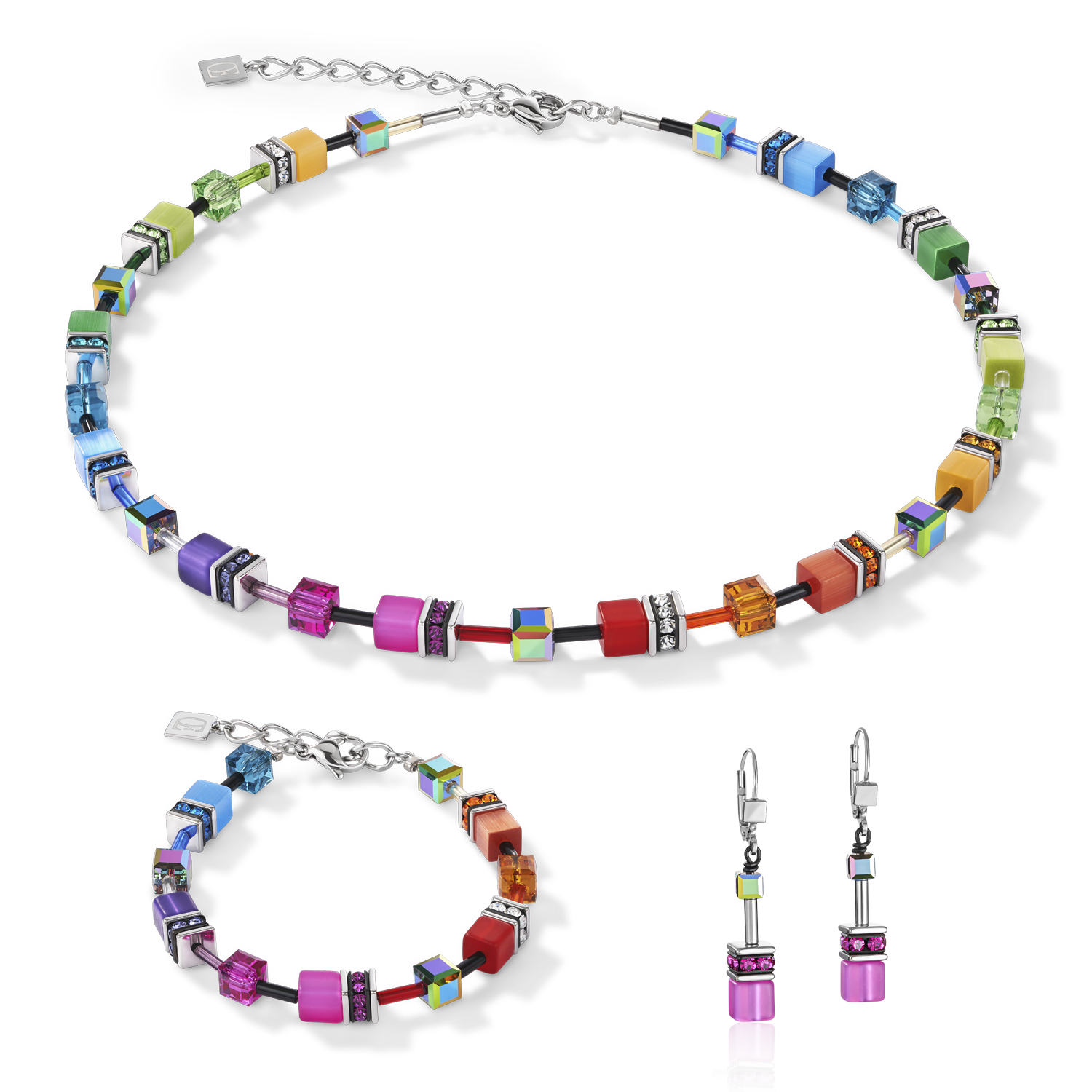 coeur-de-lion-geocube-armband-multicolor-rainbow image 3