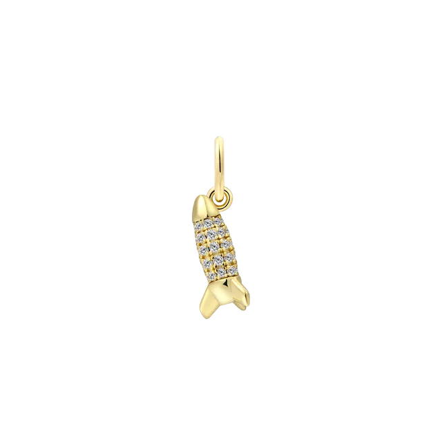 xenox-rakete-charm-925-sterlingsilber-18k-vergoldung-mit-zirkonia image 1